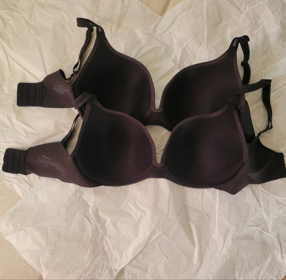 Maidenform Dark Gray Seamless Bra Pair - Picture 3 of 7
